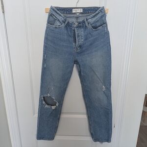 Abercrombie & Fitch The Dad High Rise Curve Love Jeans
